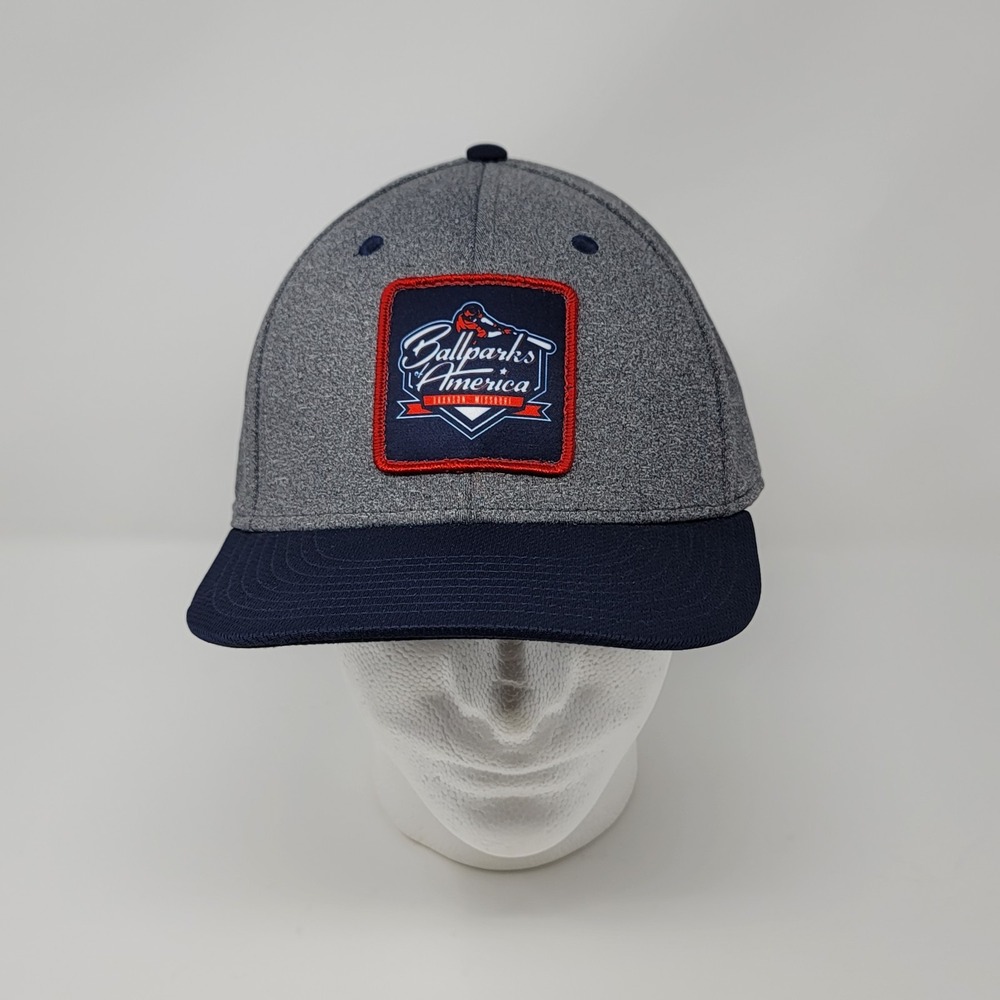 OC Sports Ballparks America Branson Missouri Baseball Cap Hat L/XL Gray Baseball